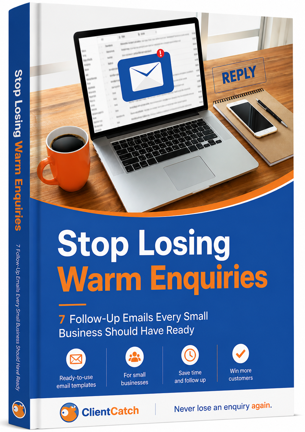 7 follow-up email templates PDF cover